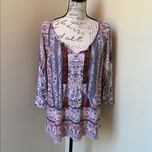 Style & Co 3/4 Sleeved Blouse
